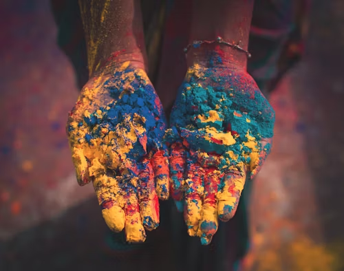 image of holi festival in nepal