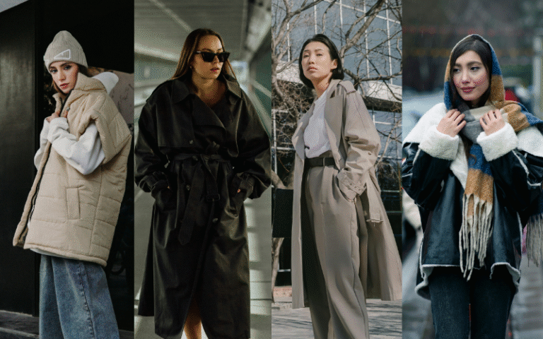 Winter rain fashion for girls