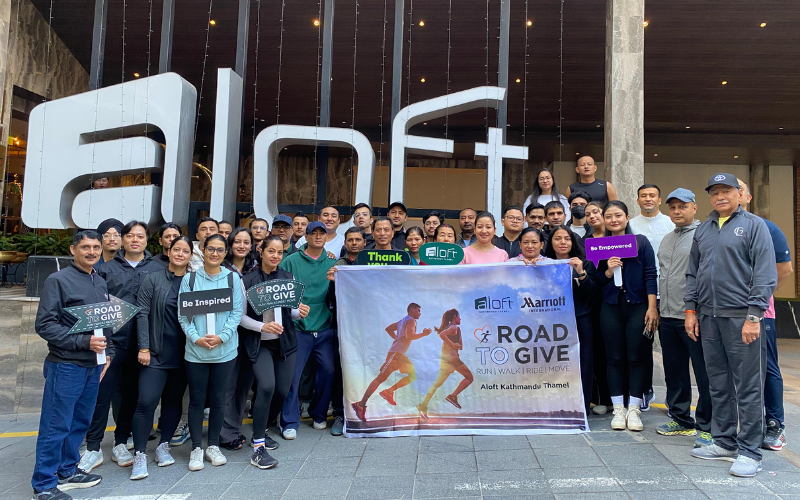 Aloft Kathmandu Thamel Organizes 11th “Road to Give” Charity Fund Session