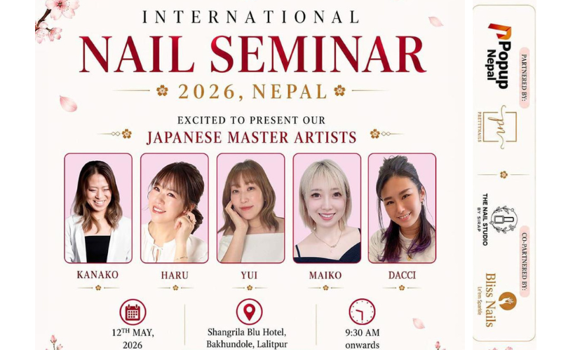 Nepal to Host International Nail Seminar 2026 with Japanese Master Artists