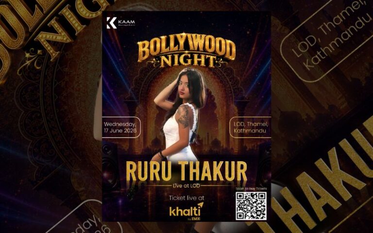 Ruru Thakur Is Coming for Bollywood Night: Kathmandu, You Are Not Ready, 17th June 2026