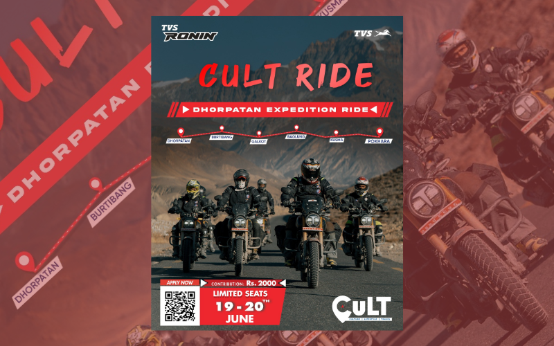 TVS Ronin Riders Gear Up for the Dhorpatan Expedition Ride, June 2026
