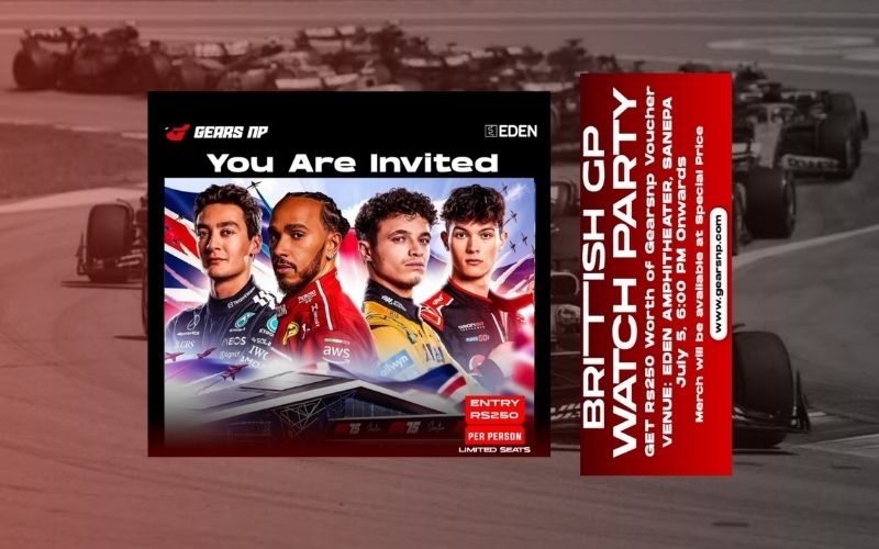Formula 1 Fans Invited to British Grand Prix Watch Party in Lalitpur
